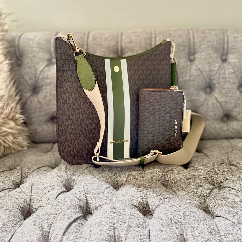 Michael Kors crossbody and wallet bundle
